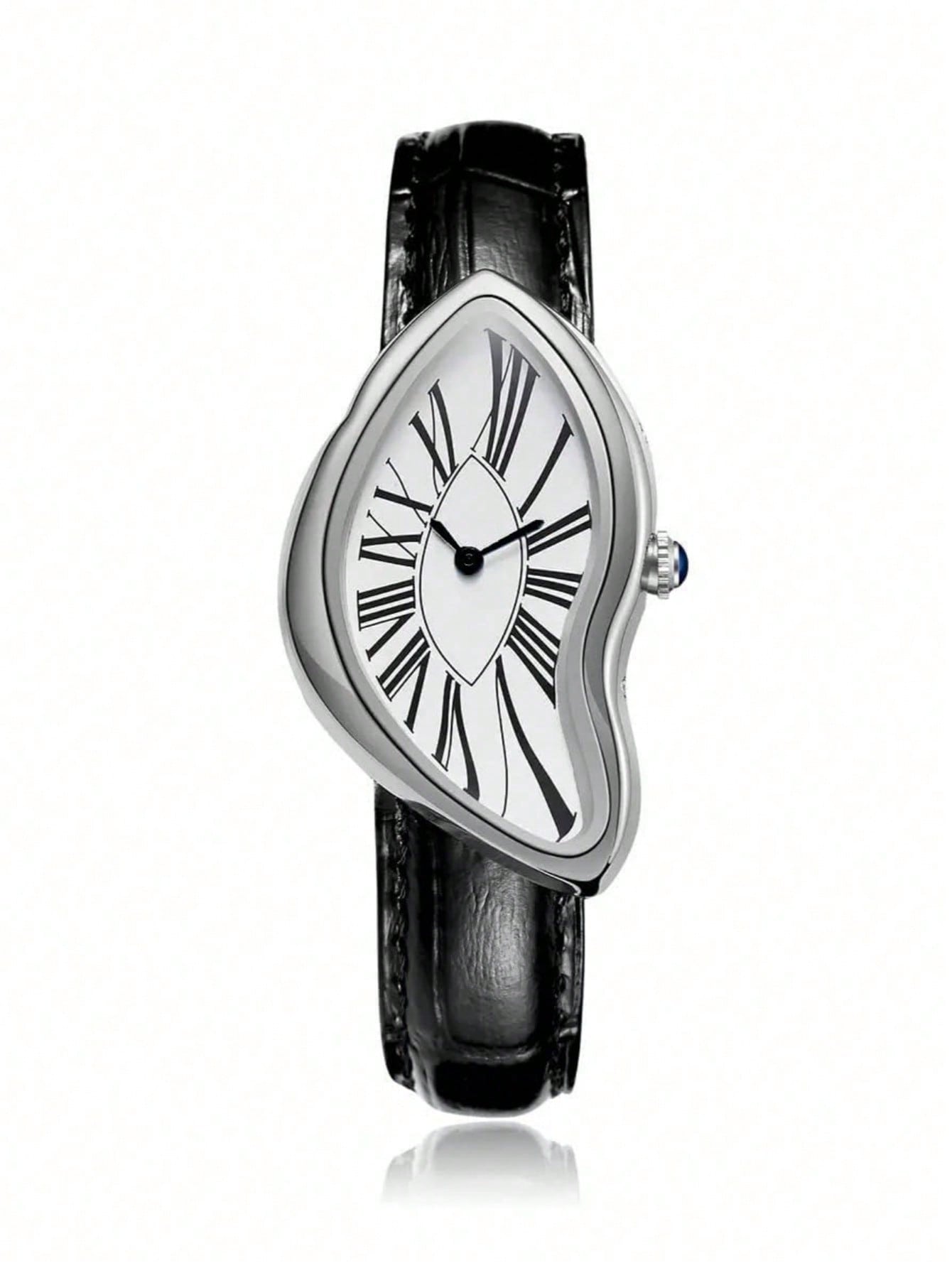 Leather Watch Band Men - Creative Melt Luxus-Uhr für Herren und