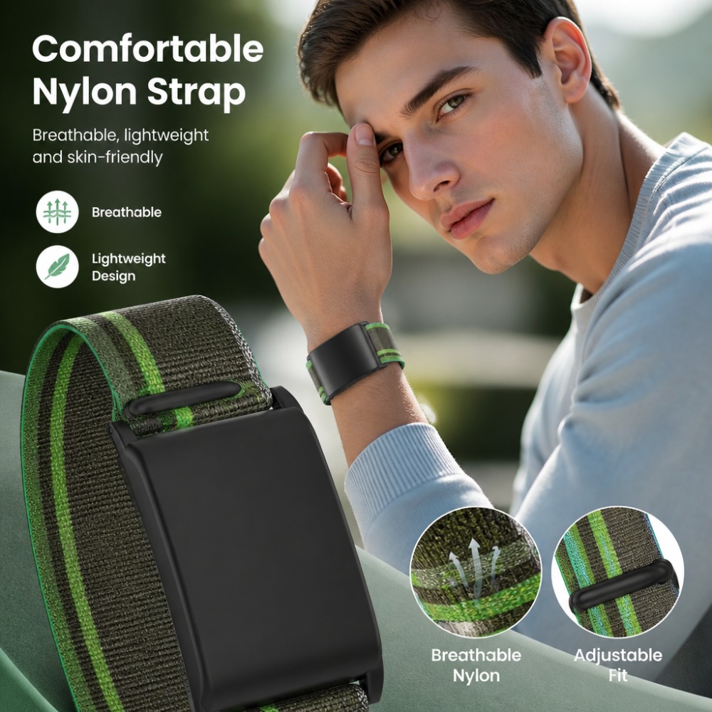Sport Loop Velcro - Für WHOOP 4.0 Band Nylon-Schlaufenarmband Klettverschluss