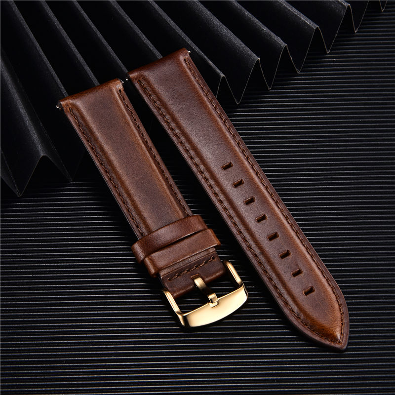 Leather Strap Quick Release - Hohe Qualität Echtes Leder Armband 18mm