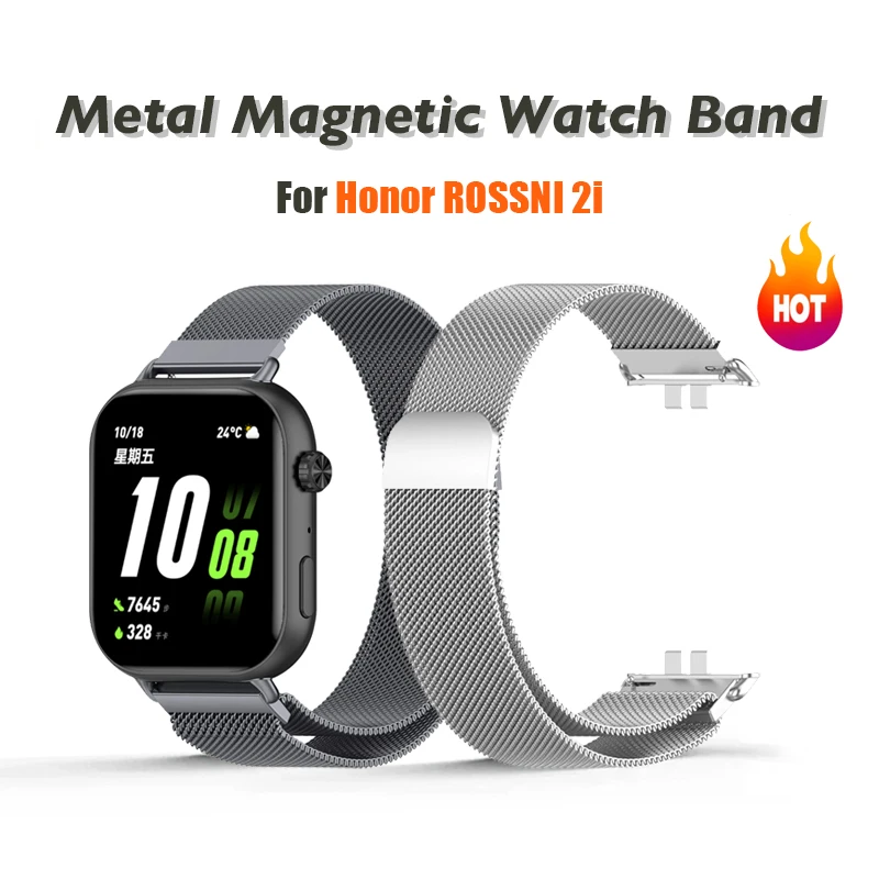 Mesh Strap Metal - Edelstahl Metall Magnetische Milanese Strap Band