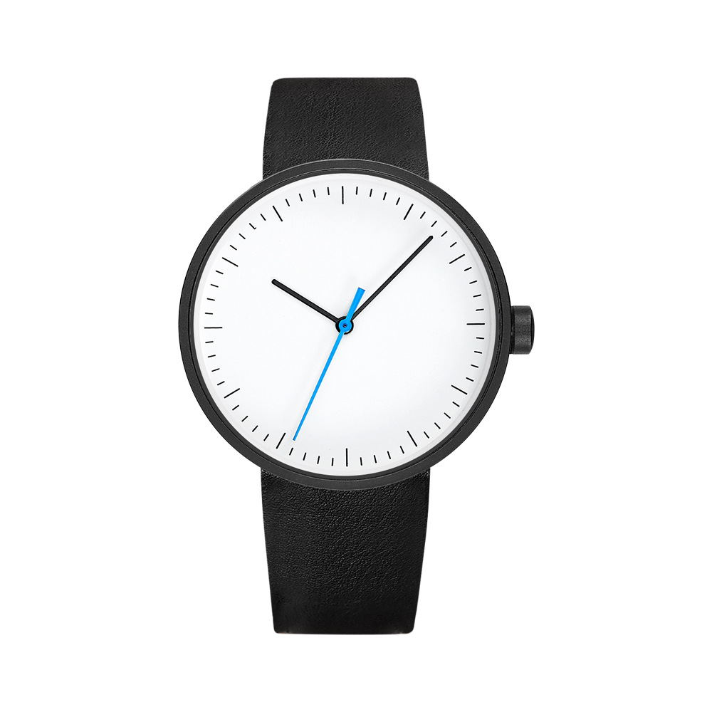 Leather Watch Band Men - UTHAI Uhr Männer Einfache Trendy Sport