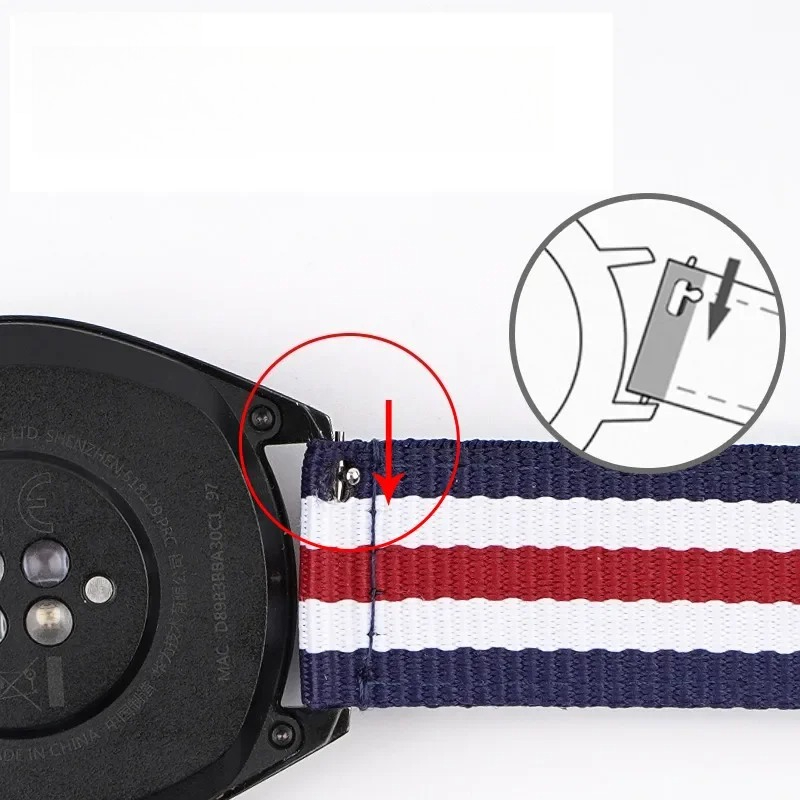 Nylon-Uhrenarmband, 20 mm, 22  – Canvas Strap Watch Bewertung und Preis