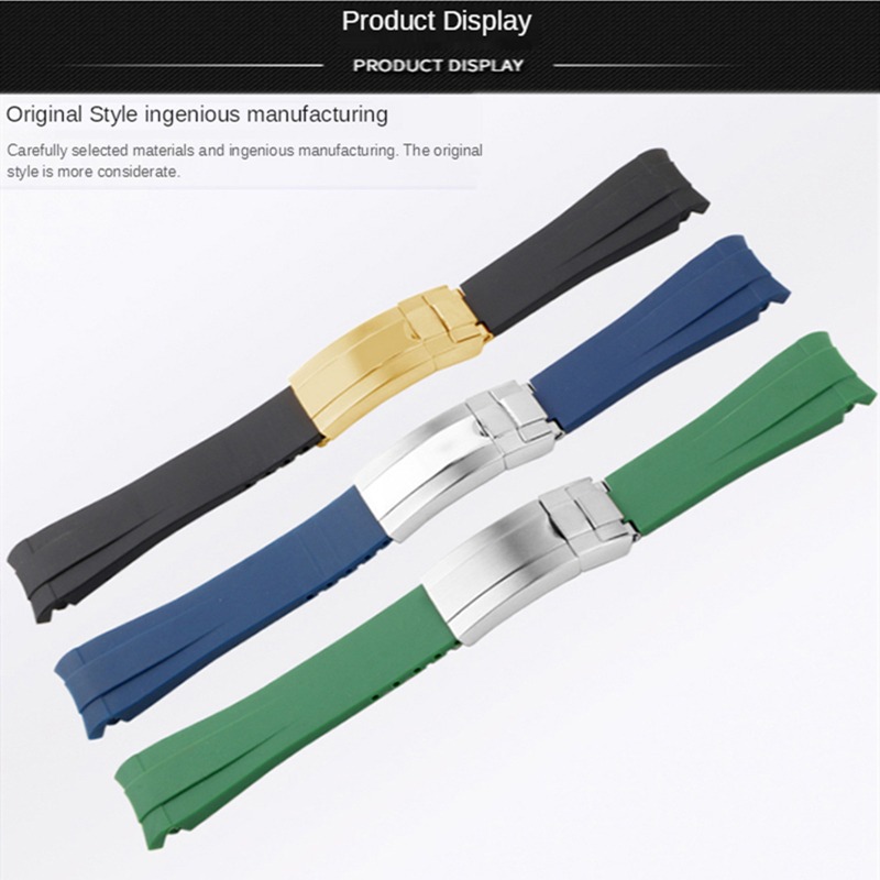 Für Rolex 20mm Silikon-Uhrenzu – Rolex Watch Submariner Bewertung und Preis