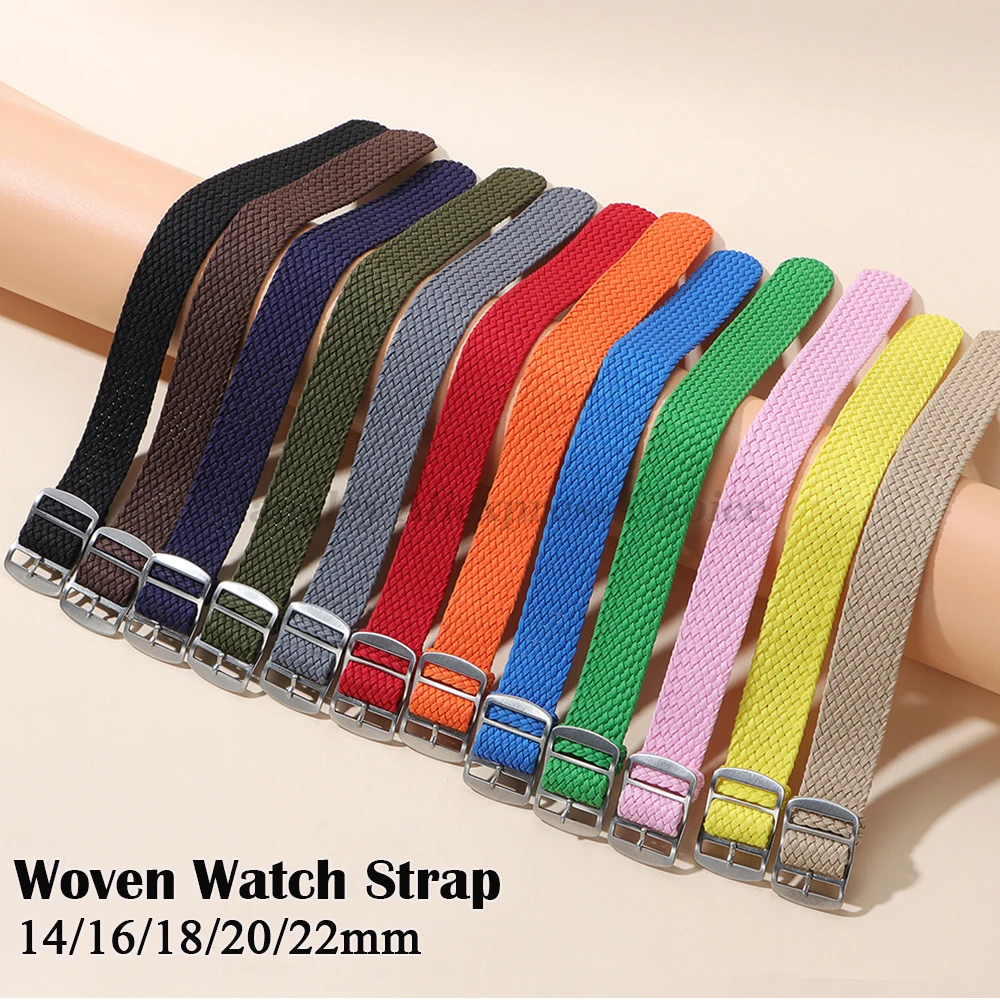 14mm 16mm 18mm 20mm 22mm Stoff – Perlon Strap Woven Bewertung und Preis