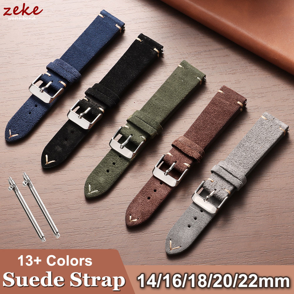 Vintage-Armbänder aus weichem  – Suede Strap Watch Bewertung und Preis