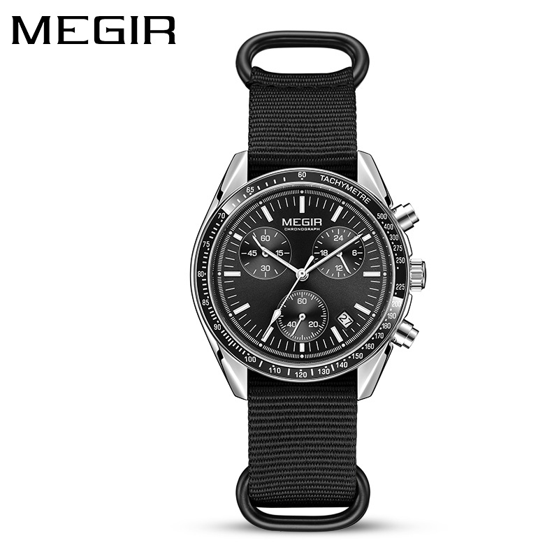 MEGIR 2247 Herren-Luxus-Quarzu – Canvas Strap Watch Bewertung und Preis