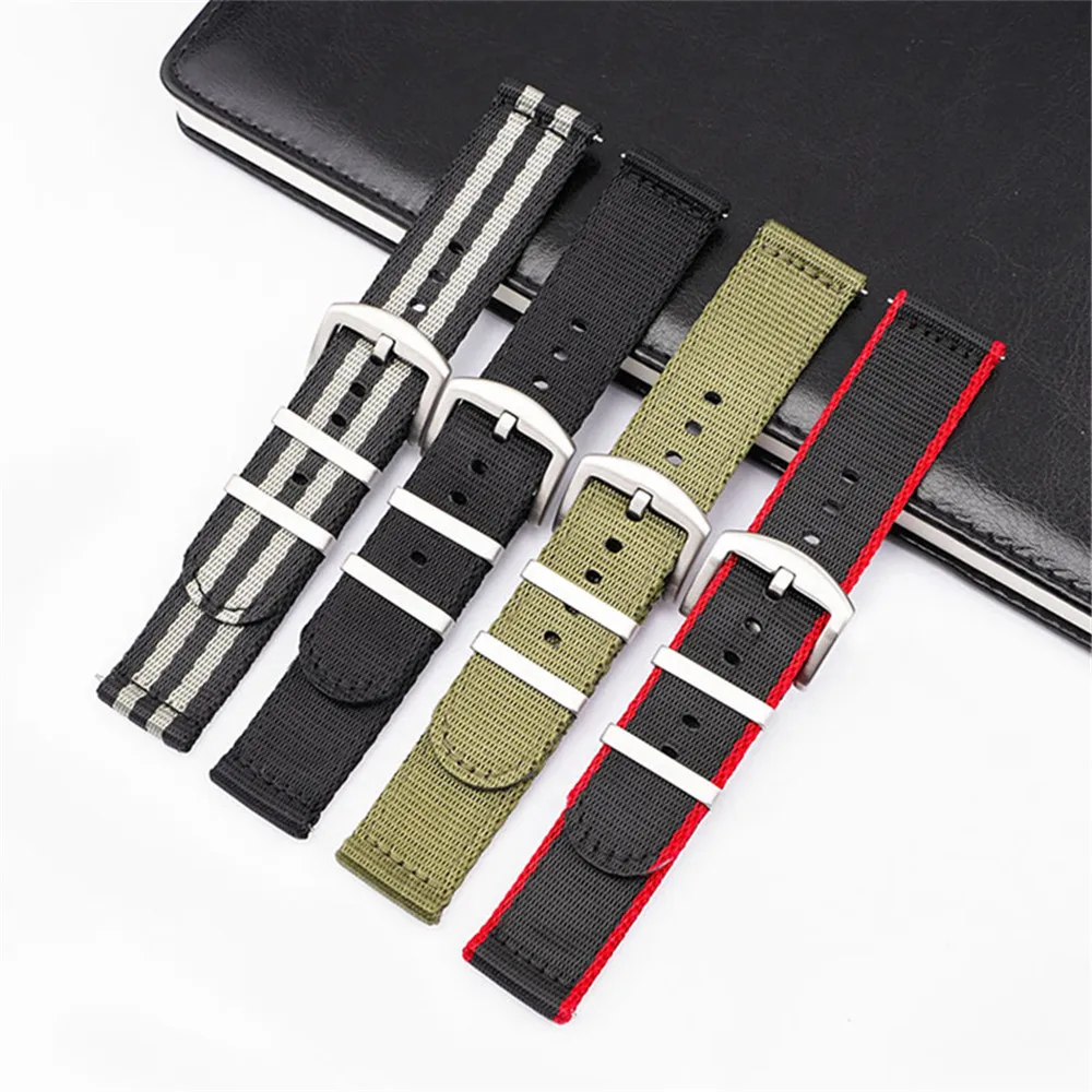 18/20/22/24 mm Nylonarmband He – Canvas Strap Watch Bewertung und Preis