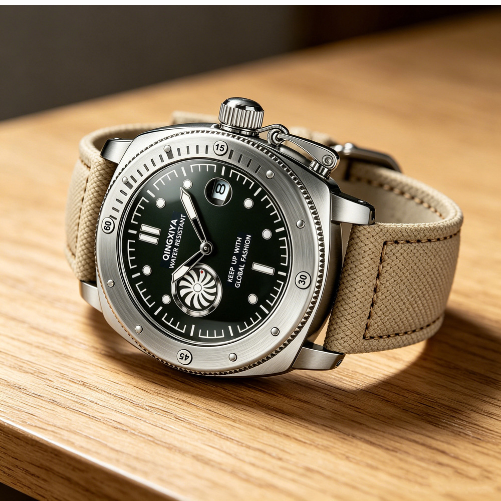 Coole Kreative Khaki Canvas-Ar – Canvas Strap Watch Bewertung und Preis
