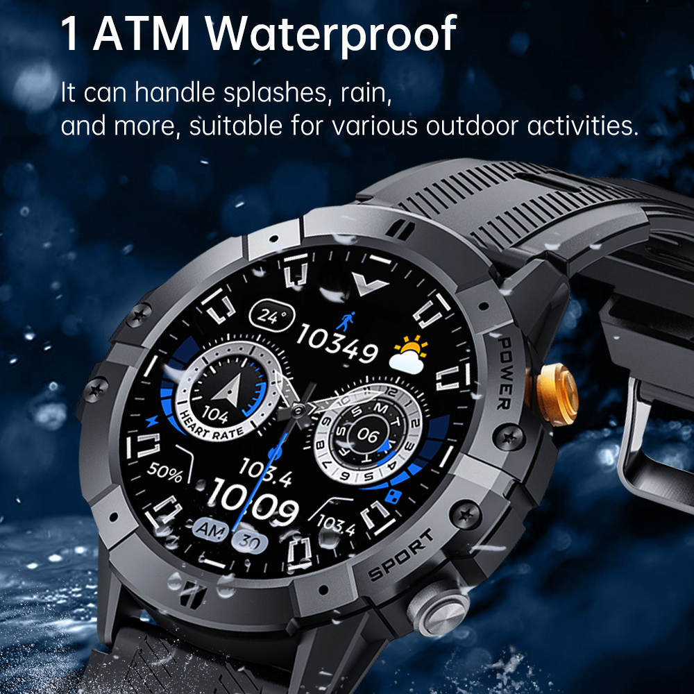 Outdoor-Militär-Smartwatch mit – Rubber Strap Diver Bewertung und Preis