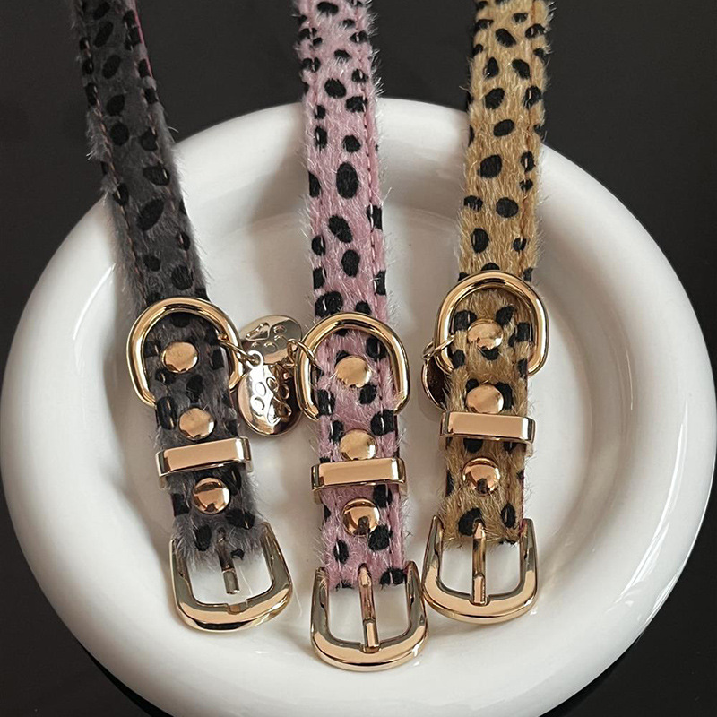 Kleines Hundehalsband mit Leop – Leather Strap Quick Release Bewertung und Preis