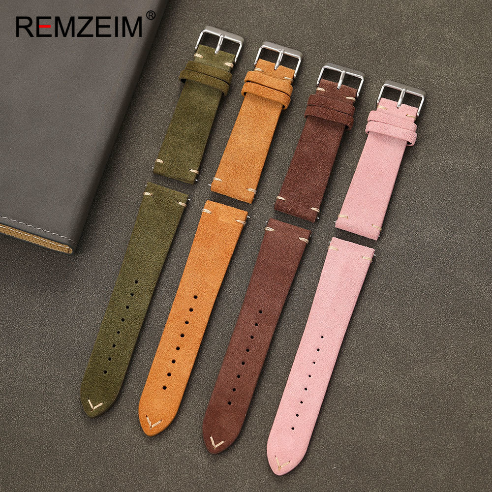 Unisex Wildleder Uhrenarmband  – Suede Strap Watch Bewertung und Preis