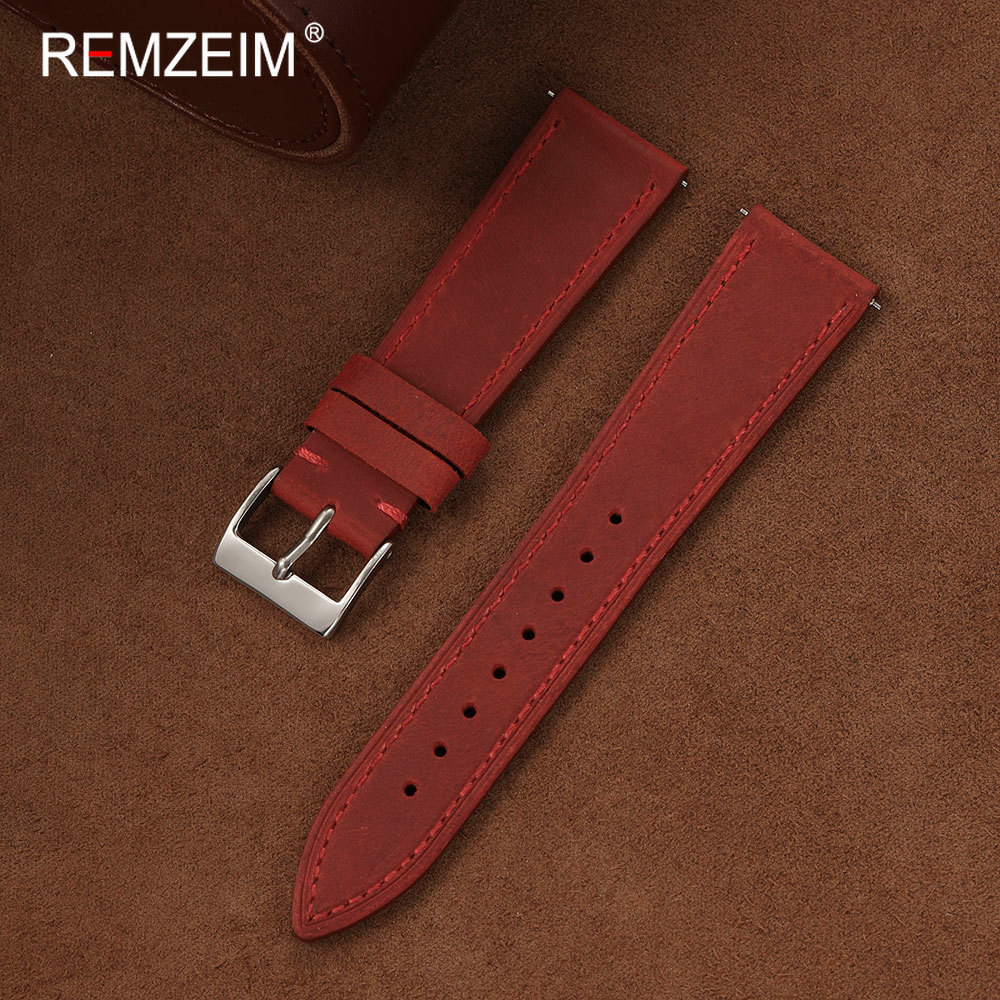 Vintage Crazy Horse Leder Uhre – Leather Strap Quick Release Bewertung und Preis