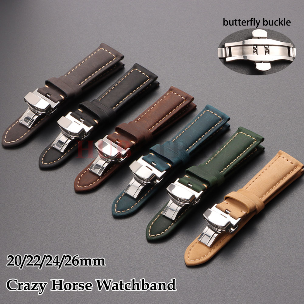 20mm 22mm 24mm 26mm Echtes Kal – Suede Strap Watch Bewertung und Preis