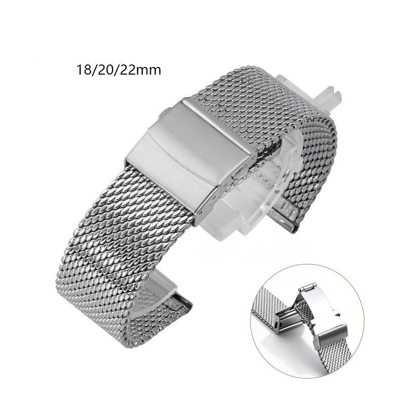 18mm 20mm 22mm Schnellverschlu – Mesh Strap Metal Bewertung und Preis