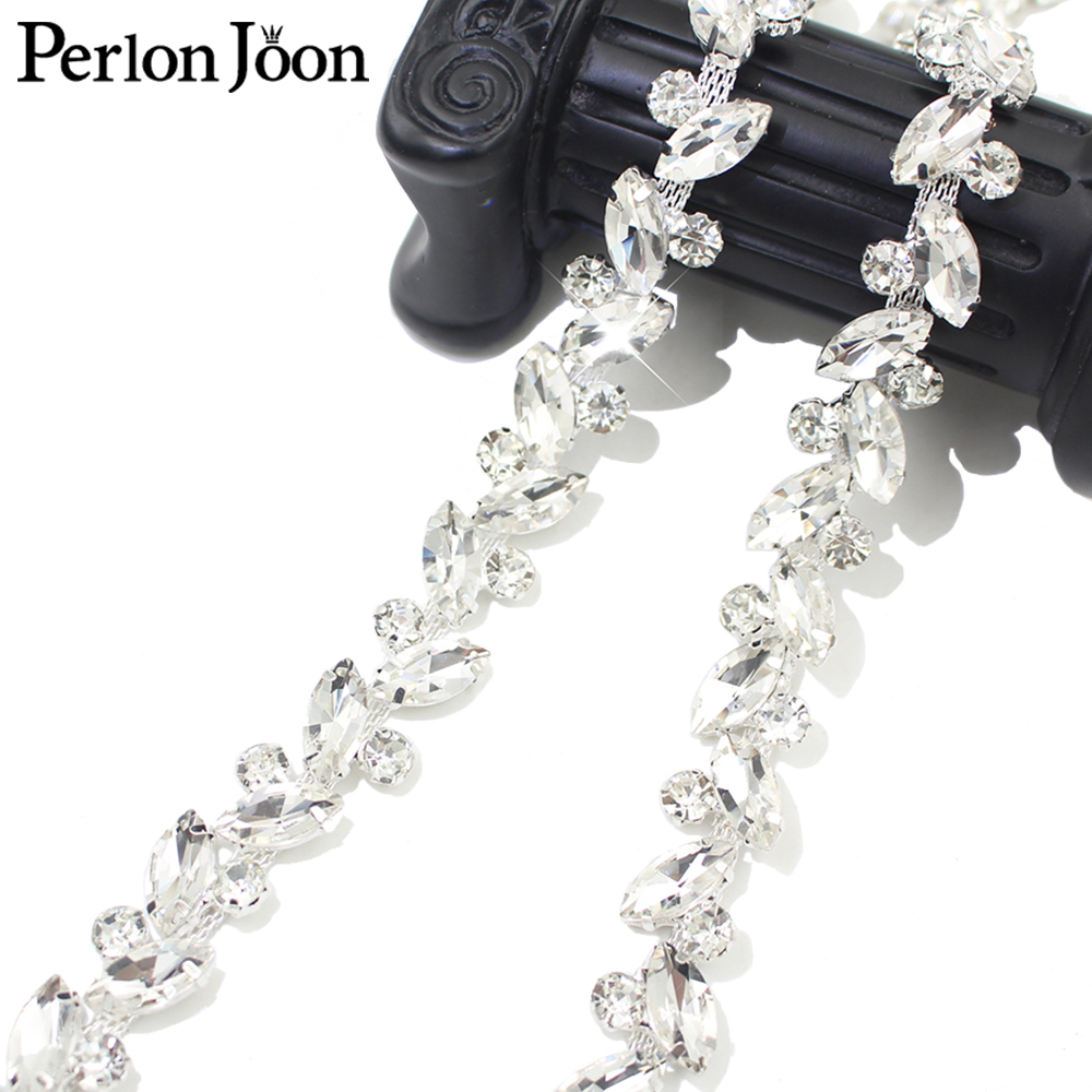 Blatt Runde Kristall Strass De – Perlon Strap Woven Bewertung und Preis