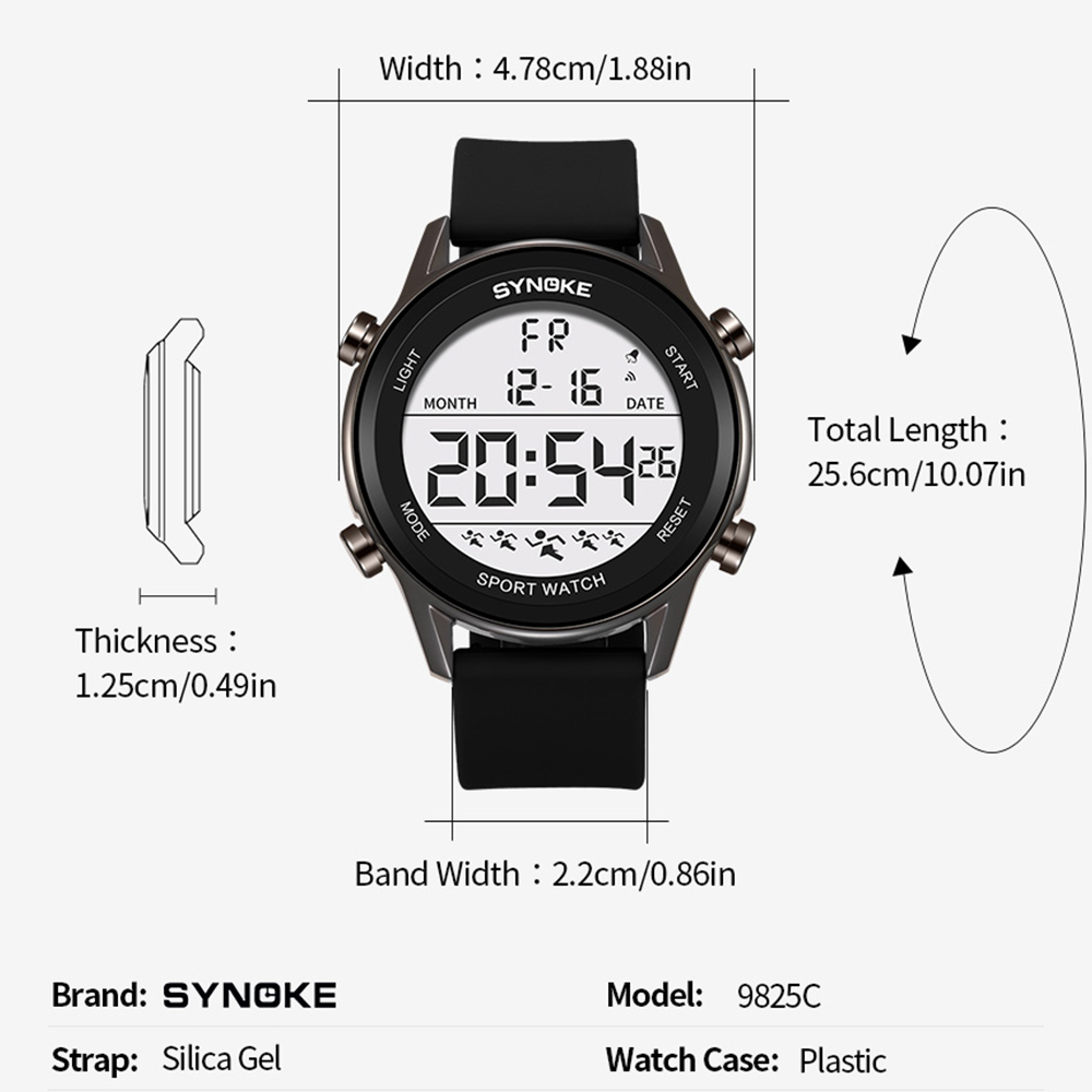 Digitaluhren für Männer wasser – Rubber Strap Diver Bewertung und Preis
