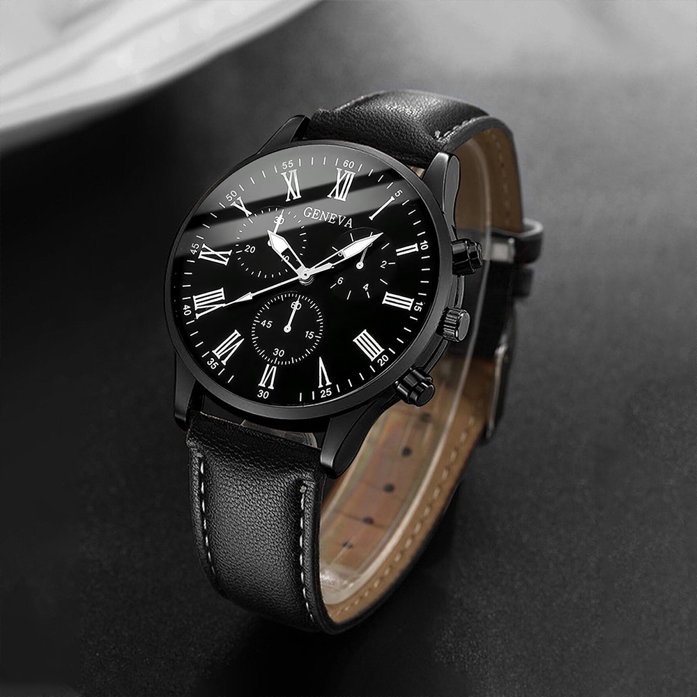 Männer Business Uhren Mode Rom – Leather Watch Band Men Bewertung und Preis