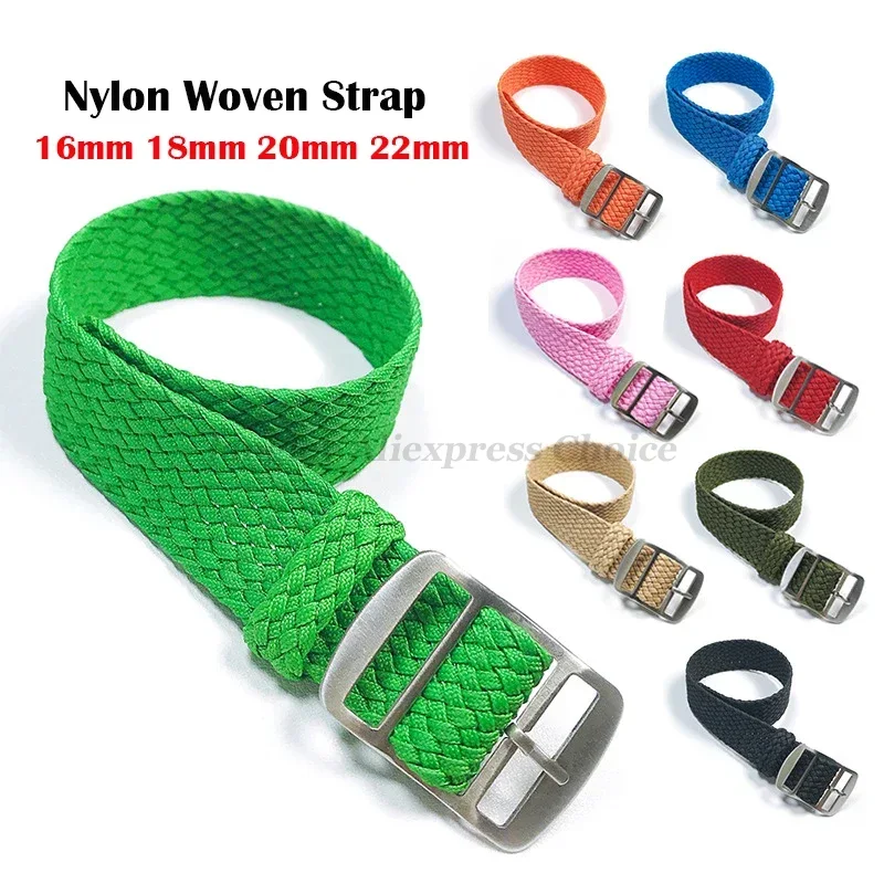 Stoff gewebtes Nylon-Uhrenarmb – Perlon Strap Woven Bewertung und Preis