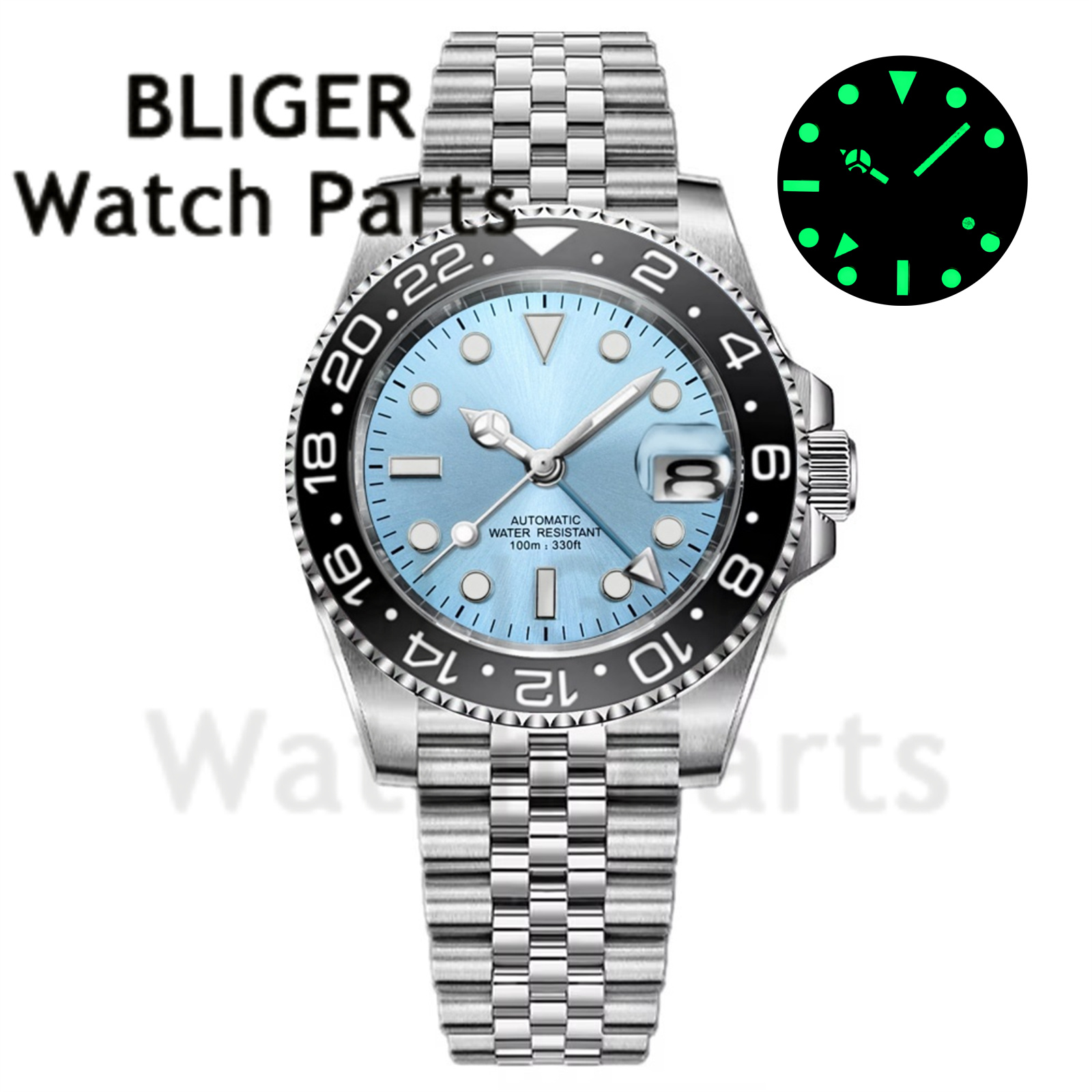 Maßgefertigte Modische GMT 40m – Stainless Bracelet Diver Bewertung und Preis
