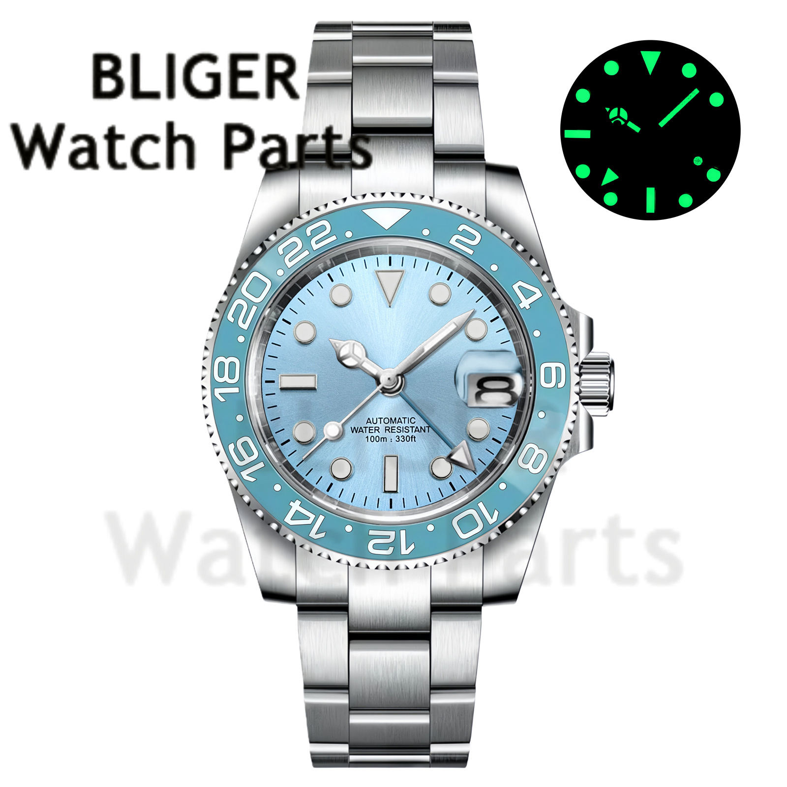 Maßgefertigte Modische GMT 40m – Stainless Bracelet Diver Bewertung und Preis