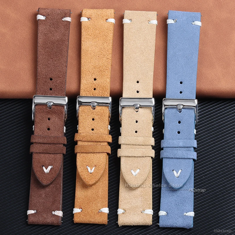 18mm 20mm 22mm Hochwertiges Wi – Suede Strap Watch Bewertung und Preis