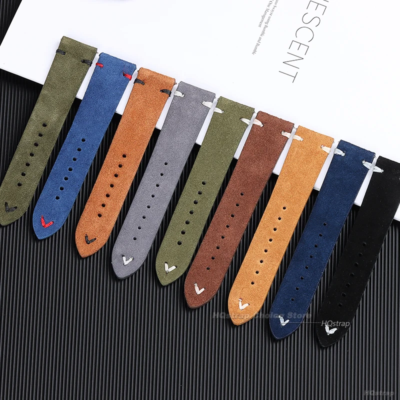 18mm 20mm 22mm Hochwertiges Wi – Suede Strap Watch Bewertung und Preis